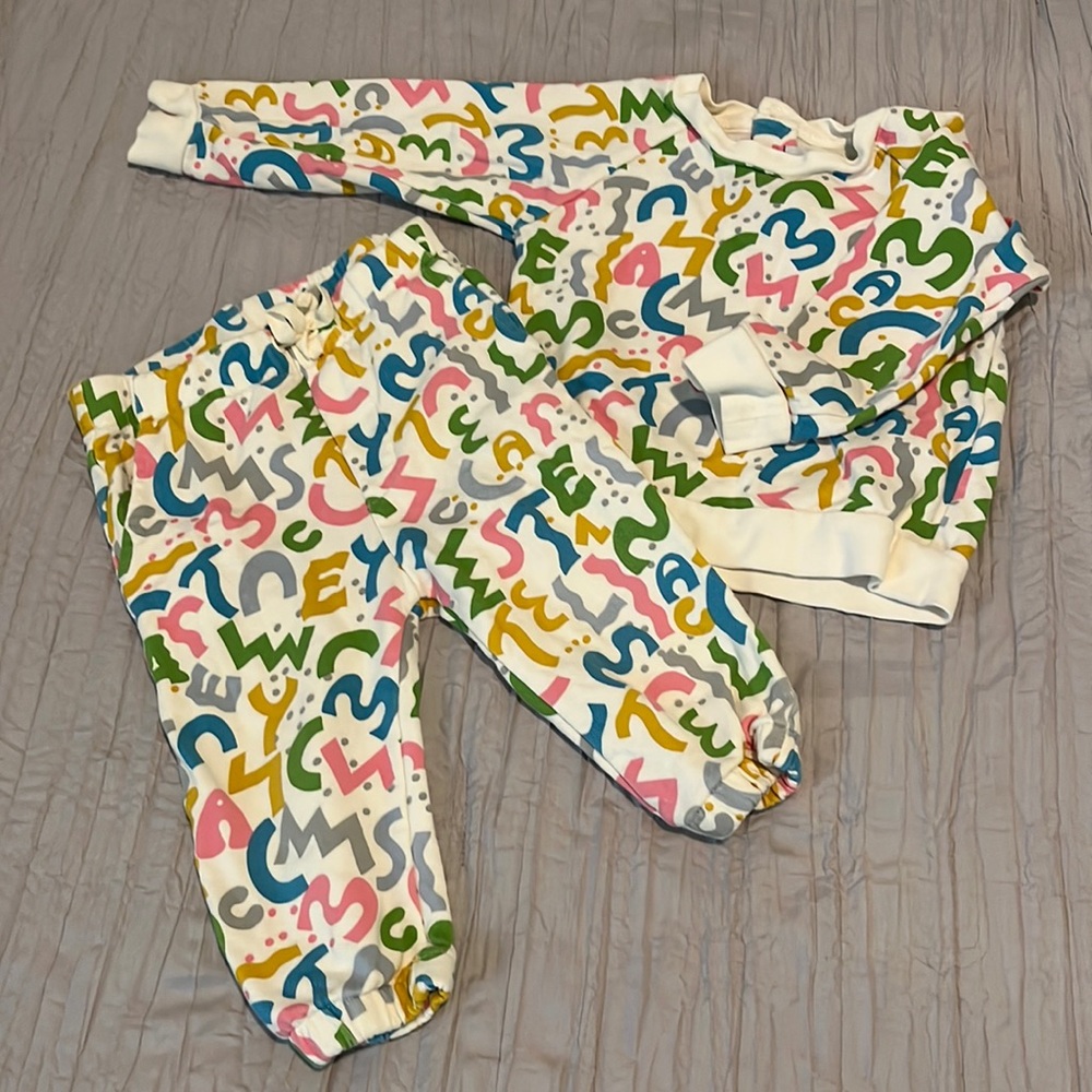 Stella McCartney Sweat Pants and Shirt set